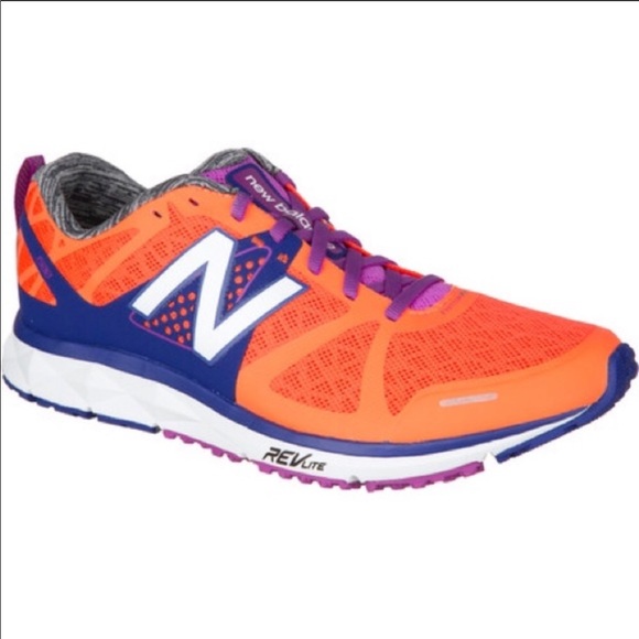 new balance orange running shoes